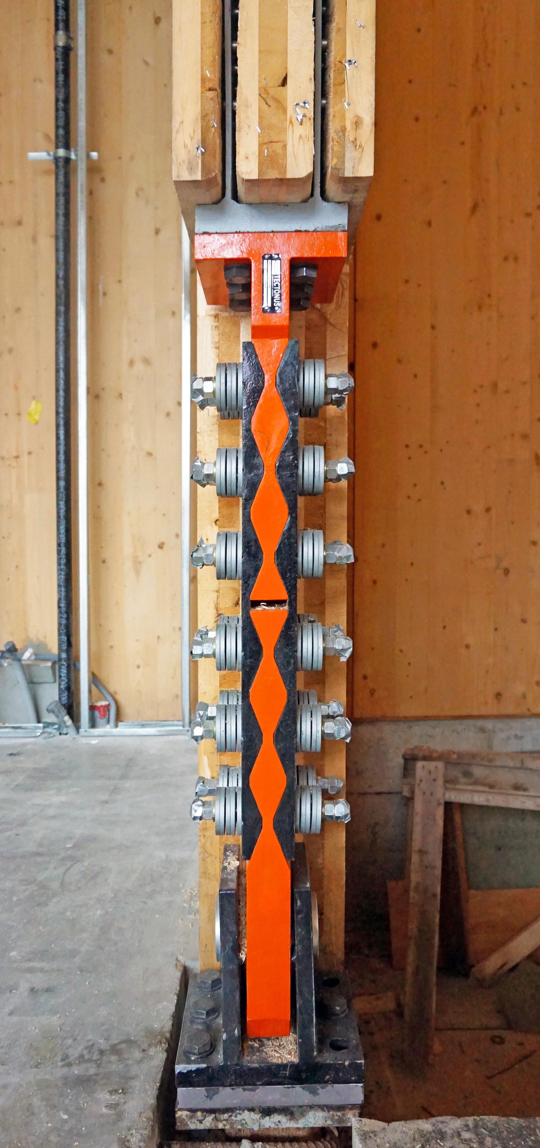 Seamless fit for rocking shearwalls